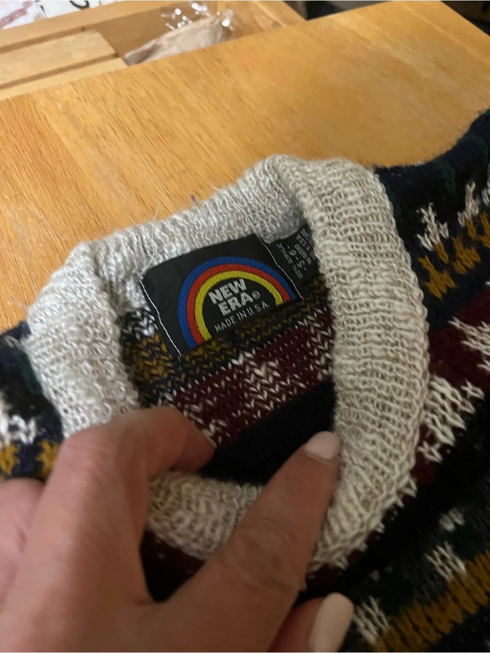 Multicolor Fair Isle Crewneck Sweater - Men's